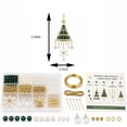 thumbnail image 3 of Uemqzd DIY Christmas Ornament Kit, Beaded Holiday Decoration Craft Set with All Materials & Instructions, Beginner Friendly Christmas Tree Hanging Decor for Ki ds Adults Family Craft Gift, 3 of 4