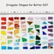 thumbnail image 2 of Azulejos de mosaico de cristal irregulares SSuperp serie verde, 2 of 5