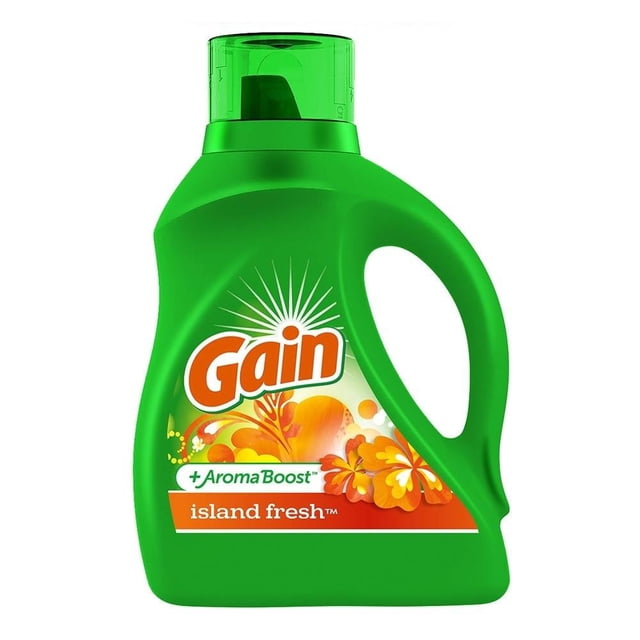 Detergente liquido Gain rinde 32 lavadas Island Fresh 1.3 l