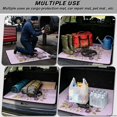thumbnail image 3 of DISNIMO Universal Cargo Mat 29" x 39" Cat Flower Butterfly Print All Weather Rear Cargo Liner Floor Mat Heavy Duty Pet Trunk Liner Suitable for Most Car Models, 3 of 7