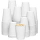 thumbnail image 1 of Vasos de Cartón 8oz - (Paquete de 100) - Vasos de Café Desechables Blancos de Pared Simple para Bebidas Frías y Calientes - Vasos de Cartón de 280 ml, 1 of 4