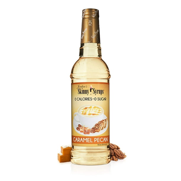 Jordan’s Skinny Syrups Sugar Free Caramel Pecan Syrup Healthy