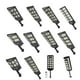 thumbnail image 3 of Bewildely Luz de pared Sensor recargable Cuerpo Inducción Solar Lámpara automática ajustable Impermeable Equipo de iluminación resistente a la Iluminación y accesorios Tipo 2 4 luces Bewildely HA073713-06, 3 of 6