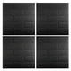 thumbnail image 4 of Rewera 10 Piezas Papel Pintado Negro Etiqueta de La Pared 3D Impermeable Autoadhesivo Papel Pintado Peel and Stick 35x38cm, 4 of 8