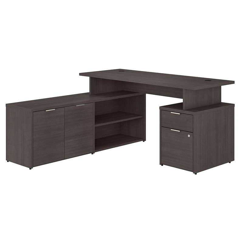 Bush Business Furniture Jamestown 60w L Shaped Desk With