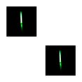 thumbnail image 2 of Langgg Bâton Lumineux Main Tenue Coloré à l'Extérieur Randonnée Randonnée Partie Concert Scène Performance Bâtons Lumineux Accessoires Vert 2Set, 2 of 6