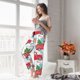 thumbnail image 5 of Fotbe Watercolor Red Truck And Fir Tree Pantalones de Pijama para Mujer, Pantalones de Dormir, Pantalones Pj con Cordón y Bolsillos-Large, 5 of 6