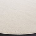 thumbnail image 3 of SAFAVIEH Non-Slip Utica Solid Area Rug, Ivory, 6'7" x 6'7" Round, 3 of 7