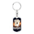thumbnail image 1 of Black Jack Porte-Clés en Acier Inoxydable Ou or 18 Carats, 1 of 8
