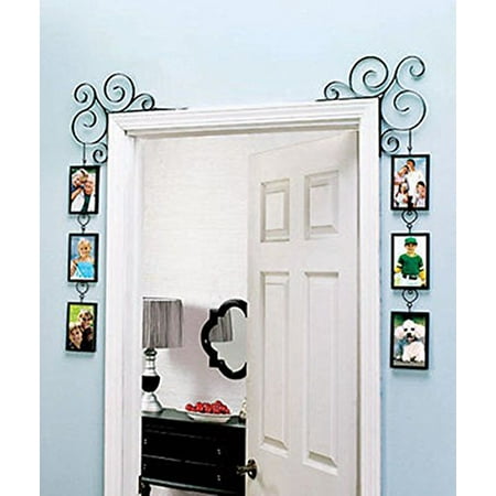 Doorway Corner Photo Frames Set Of 2 Door Decor Scroll Design