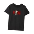 thumbnail image 2 of Camiseta para Mujer, Top de Manga Corta, Disfraz, Camiseta Clásica de Cuello Redondo para Vacaciones SG, 2 of 8