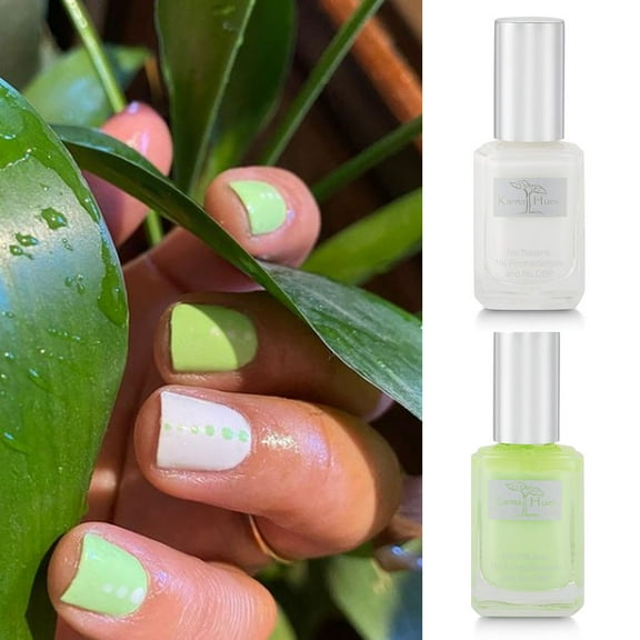 karma Organic beautiful Combination of Natural Nail Polish-Non-Toxic Nail Art, Vegan and Cruelty-Free Nail Paint
