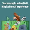 thumbnail image 3 of Tail Cloth Book 3D Animal Cloth Books Early Educational Sensory Development Activity Quiet Book Preschool Toy, 3 of 10