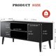 thumbnail image 4 of Entertainment Centers for Living Room Bedroom Tv Stand Living Room Furniture Black Cabinet Table Home Stands My Lux Decor Round, 4 of 9