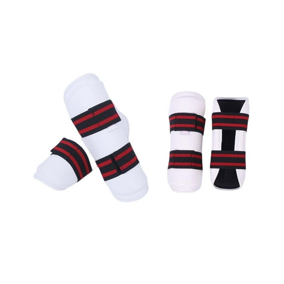 Sonducket Taekwondo equipo de protección brazo pierna protección Brace soporte entrenamiento cubierta banda elástica deportes Karate Protector Boxeo 110-130 soles Sonducket OD032316-01