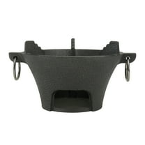 Worgeous Outdoor Cooking Grills Iron Barbecue Stove Black 1Pcs for Camping Use