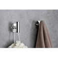 Wekvgz 2-Pack Chrome Bathroom Towel Hooks Set, Durable SUS304 Steel ...