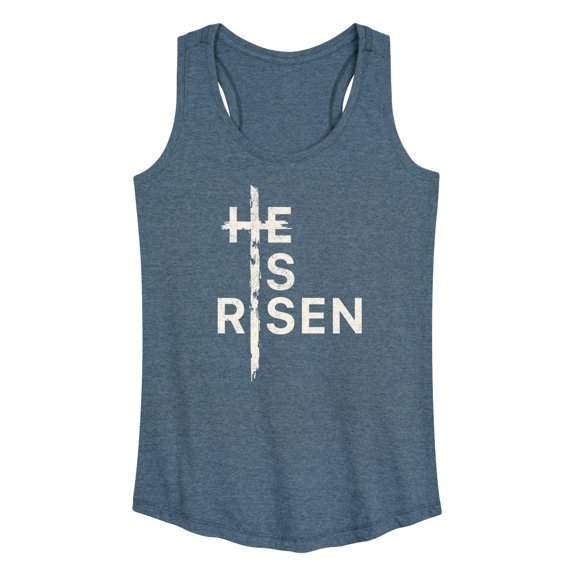 Instant Message - He Is Risen - Women's Racerback Tank Top