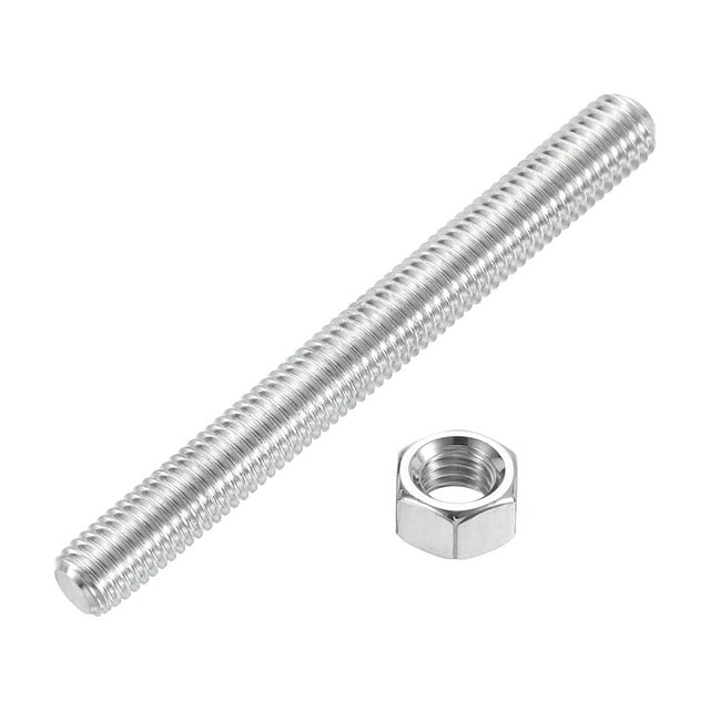 3/8 Pouces-16 Tige Entièrement Filetée, Lot de 1 Acier Inoxydable 304 Vis Filetées de 3.9 Pouces de Long
