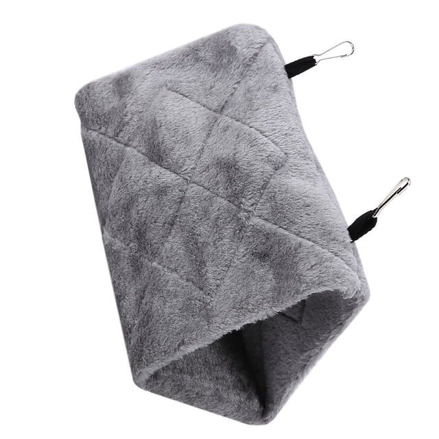 Hamaca de Felpa Suave, Jaula Colgante, Tienda de Campaña para Pájaros, Loros, Cama Cálida de Invierno, Juguete para mascotas para un unen un Lugar Acogedor de Descanso