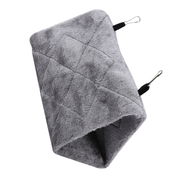 Hamaca de Felpa Suave, Jaula Colgante, Tienda de Campaña para Pájaros, Loros, Cama Cálida de Invierno, Juguete para mascotas para un unen un Lugar Acogedor de Descanso