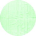 thumbnail image 1 of Ahgly Company Indoor Round Solid Emerald Green Modern Area Rugs, 8' Round, 1 of 4