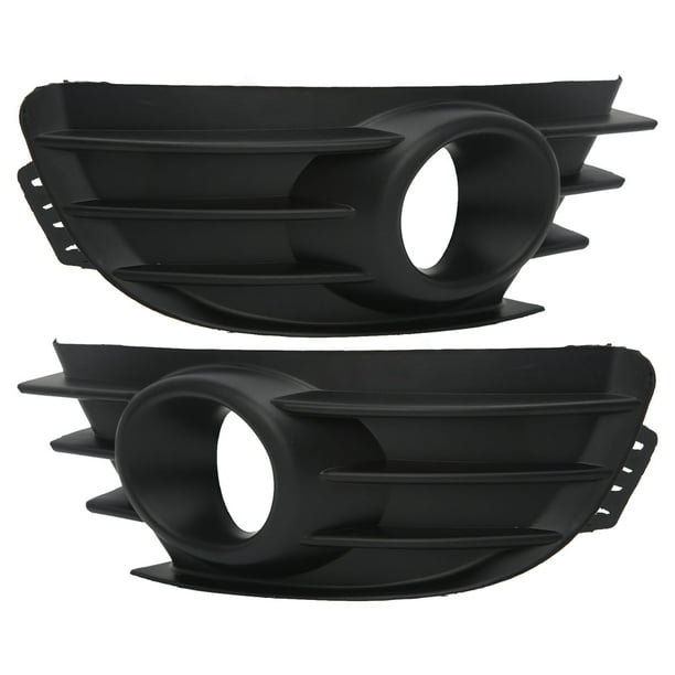 Embellecedor De Cubierta De Lámpara Antiniebla, 1 Par De Rejillas De Luz Antiniebla Resistentes, Parachoques Delantero Negro Para Coche