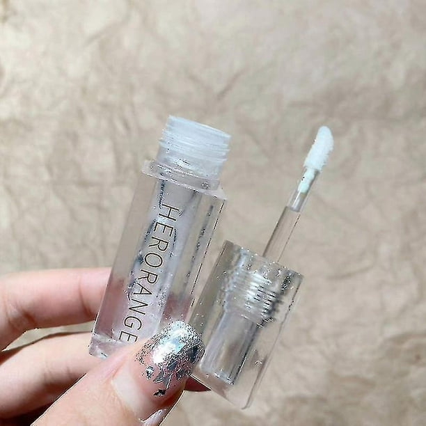 Brillo de labios brillante 6 colores Lápiz labial brillante de larga duración Impermeable Antiadherente
