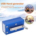 thumbnail image 4 of Portable Emergency Generator, Metal Structure Energy Saving COB Lamp High Efficiency Hand Crank Generator  for Outdoor Operation, 4 of 7