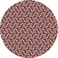 thumbnail image 1 of Ahgly Company Indoor Square Patterned Flamingo Pink Area Rugs, 3' Square, 1 of 6