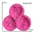 thumbnail image 5 of Pink Silicone Fondant Mold for Cake Making Ideal for Valentine's Day or Birthday 1 Pc, 5 of 5