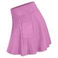 thumbnail image 6 of Idoravan Women's Basic Versatile Skirt Clearance Womens Tennis Skirts Run yoga Inner Shorts Elastic Sports Golf Pockets Hakama, 6 of 9