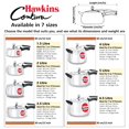 thumbnail image 3 of Hawkins M45 Contura Pressure Cooker, 6-1/2-Litre New Shape, Silver, 3 of 7