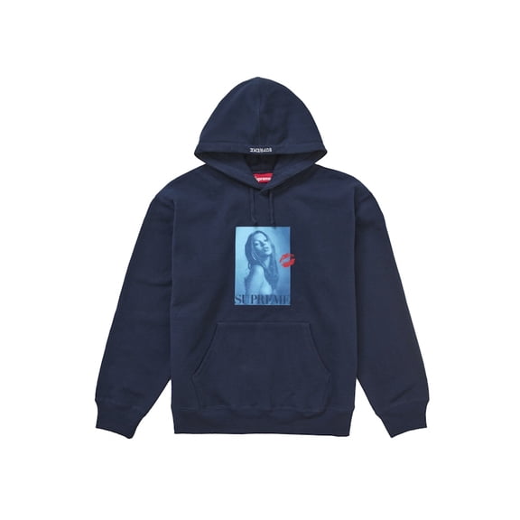 Supreme Men's Kate Moss Hooded Sweatshirt Navy, from StockX