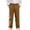 Q63 Coffee, variant on Mifsaly Boys Girls School Uniform Pants Solid Color Elastic Waist Kids Casual Long Trousers with Pockets Dark Gray,9 Years