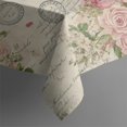 thumbnail image 6 of Pioneer Flower Floral Print Pattern Rectangle Tablecloth 60"x120",Waterproof Polyester Rectangle Table Cloth, Wipeable Spillproof Polyester Tablecloth for Dining, Camping, Indoor and Outdoor, 6 of 6