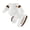 White-Lil Brother, variant on BemeyourBBs Baby Boy Little Brother Daddy's Mini Outfit Baby Boys Spring Fall Winter Clothes Bear Embroidered Long Sleeve Romper and Side Striped Pants 2 Piece Set