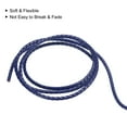 thumbnail image 4 of Uxcell 2.19 Yards 3mm Dia Leather Cord Braided String for DIY Crafts, Dark Blue 1Pack, 4 of 6