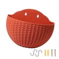 thumbnail image 3 of Macetas modernas kusrkot Jardinera colgante rojo, 3 of 8
