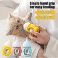 thumbnail image 2 of Leak-Proof Squeezable Kitten Bottle, Silicone Kitten Bottle Feeding Kit, Puppy and Kitten Feeding Bottle, Anti-Choking Feeding Kit with Soft Nipple, R, 2 of 5