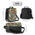 thumbnail image 2 of Bingfone Cute Animal Forest Reusable Insulated Lunch Bag Cooler For Work School Picnic Or Travel, 2 of 7