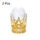 thumbnail image 3 of Soporte de Pantalla de Cristal Bola Unique Bargains Aleación Dorado Tono 1.6 Pulgada Paquete de 2, 3 of 5