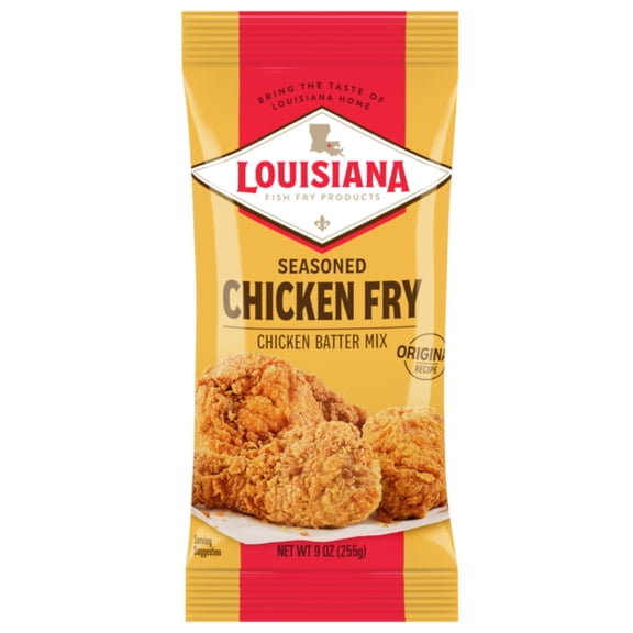 Louisiana Fish - Chicken Fry Chicken Batter Mix- 9 Oz, Case of 12