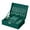 Dark green, variant on New vintage style velvet jewelry box double lock storage box necklace watch ear jewelry box large capacity