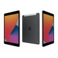thumbnail image 4 of Restored Apple Ipad 8 128GB Wi-Fi + Cellular Space Gray (Refurbished), 4 of 4