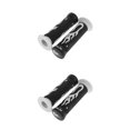 thumbnail image 1 of Justharion Universal 7/8 Motorcycle Scooter Handlebar Hand Grips Soft Rubber White 2Set, 1 of 6