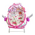 thumbnail image 3 of Carriola para Muñeca Accesorio The Baby Shop 56101800 estampado animales y flores Blanco -, 3 of 4