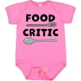 thumbnail image 3 of Inktastic Food Critic with Fork and Spoon Boys or Girls Baby Bodysuit, 3 of 5