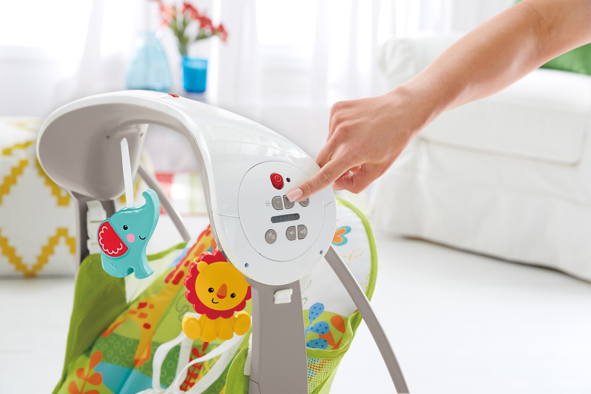 fisher price rainforest swing chair