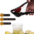 thumbnail image 2 of Double Lemon Squeezer Lemon Press Juice Ctor Supplement Juice Press Lemon Clip Less Steel Juicer Ju, 2 of 4